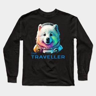 Samoyed space traveller Long Sleeve T-Shirt